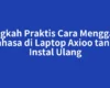 Langkah Praktis Cara Mengganti Bahasa di Laptop Axioo tanpa Instal Ulang