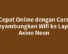 Cepat Online dengan Cara Menyambungkan Wifi ke Laptop Axioo Neon